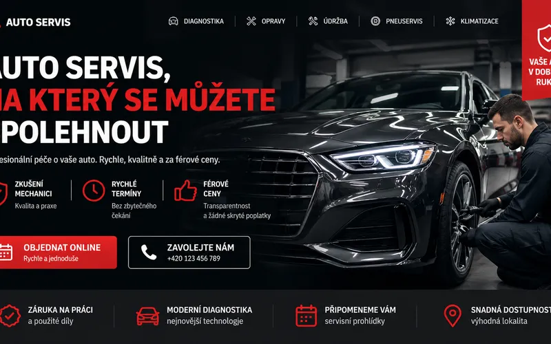 AutoServis s.r.o. – po redesignu